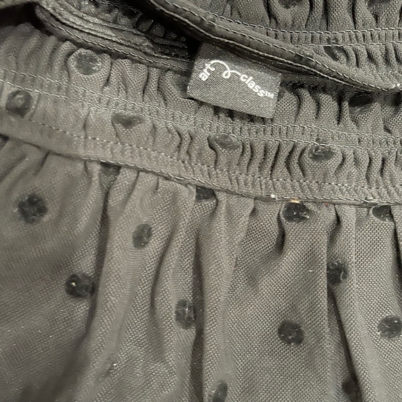 Art Class Black Polka Dot Kids Dress - Picture 3 of 11